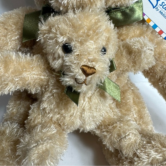NWT. Melissa & Doug Teddy Bear and baby bear plush stuffed animal pair. - Picture 3 of 13